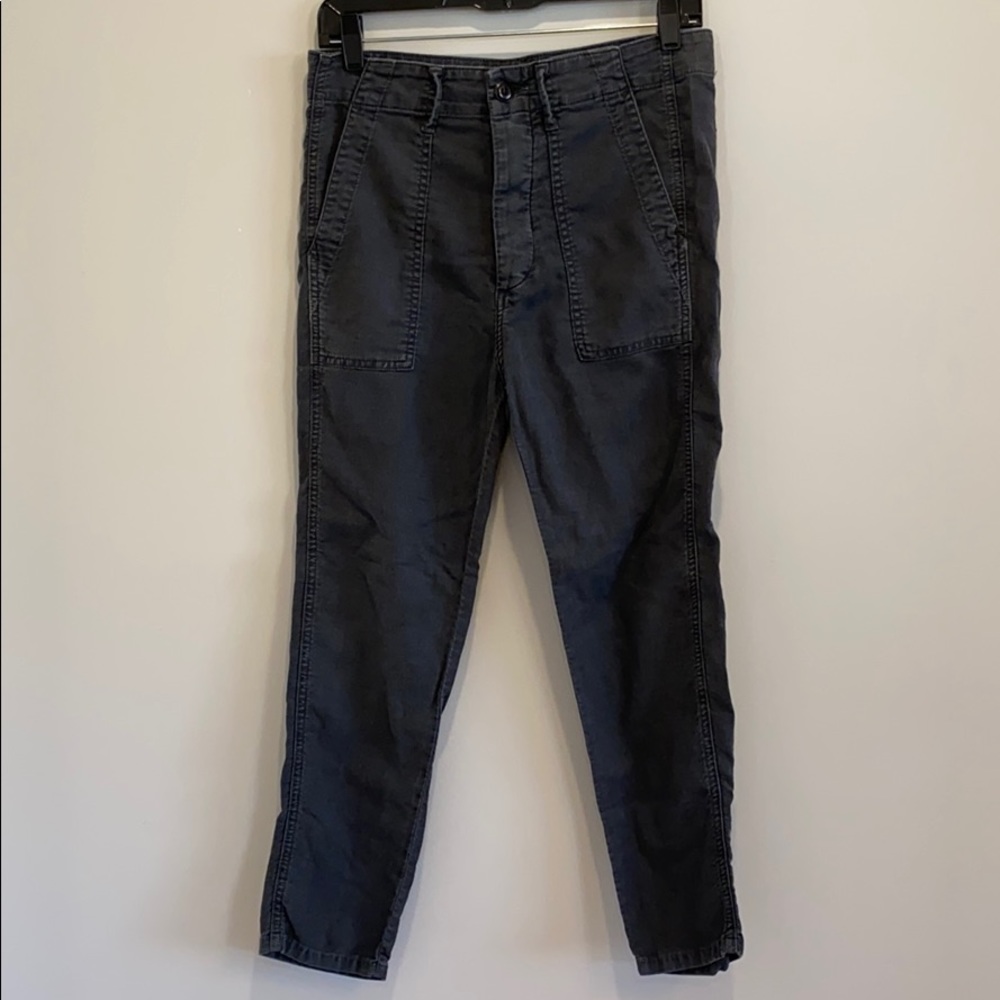 The Great drop crotch Cotten/linen stretch pants